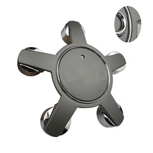 Tapas Centrales de Rueda de 135 mm Compatibles, Material ABS Negro, Tapas de Cubo, Emblemas, Insignias, Fácil Instalación para <span class=keywords><strong>Audi</strong></span> 4F0601165N <span class=keywords><strong>A4</strong></span> A5 - Product Image 3