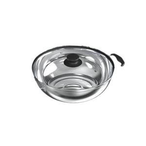 Olla de Inducción Multifuncional Midea con Tapa de Vidrio Templado a Prueba de Explosiones, Color Plateado Glaciar Negro, 26 cm - Product Image 5