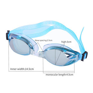 Suministro directo de fábrica Protección UV Galvanoplastia Gafas de natación HD Gafas de natación para adultos Gafas de protección ocular antivaho - Product Image 2
