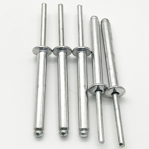Remaches de impacto de extremo abierto DIN7337 con cabeza abombada zincada, remaches ciegos de aluminio y acero 3.2/4.0/4.8 para <span class=keywords><strong>remachadora</strong></span> - Product Image 6