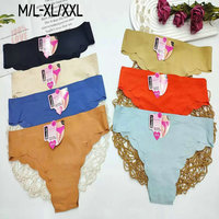Culottes fines taille basse pour adolescentes et femmes, modèle LAS204, tailles M-2XL, grandes tailles, culottes string pour filles, à seulement 0,42 $