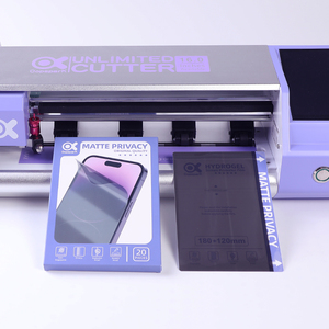 Empaquetado al por menor Logotipo personalizado Máquina cortadora ilimitada gratuita Teléfono celular Tpu mate Privacidad Material de película de hidrogel para <span class=keywords><strong>Iphone</strong></span> - Product Image 6