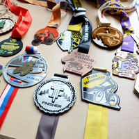 Matériau de forme personnalisé de haute qualité Médaille imprimée en 2D 3D faisant la machine Médailles de sport avec logo personnalisé