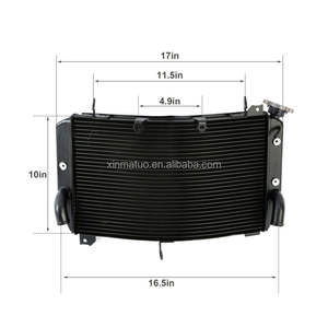 Radiateur de refroidissement moteur compatible avec <span class=keywords><strong>Yamaha</strong></span> <span class=keywords><strong>MT</strong></span>-<span class=keywords><strong>10</strong></span> MTN1000 2017-2021, pièces de <span class=keywords><strong>moto</strong></span>, aluminium noir XF-M380 - Product Image 5
