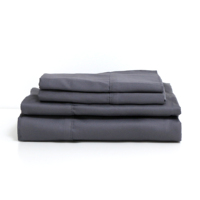 Lot de draps-housses en satin 100 % coton 300 fils, écologiques, à poches profondes, pour hôtels de luxe, tailles King et Queen