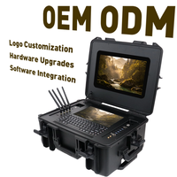 Estación de trabajo portátil robusta de doble pantalla OEM ODM con Intel i7-12800H y router 5G integrado