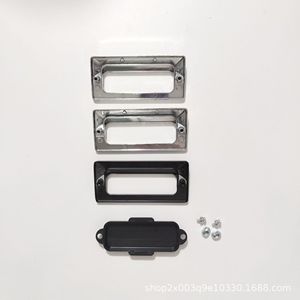 Embedded Zinc Alloy Cabinet Handle Rectangle Minimalist Design Antirust LS533 - Product Image 5