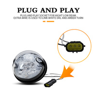 Feu stop/feu arrière LED E-mark 73 mm pour DEFENDER 90 110 130, remplacement pour OEM 589285 RTC210 589284