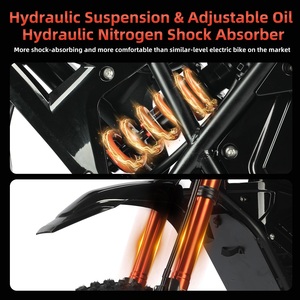 Livraison rapide aux États-Unis, moto <span class=keywords><strong>électrique</strong></span> 60V 4000W 50MPH, Pit Bike, moteur central, moto tout-terrain <span class=keywords><strong>électrique</strong></span> pour adultes avec garantie d'un an - Product Image 2