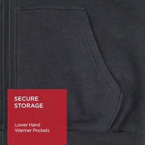 Sweat à capuche chauffant personnalisé pour homme, en polaire, avec fermeture éclair et éléments chauffants sur le devant et le dos, vêtement coupe-vent pour temps froid - Product Image 6
