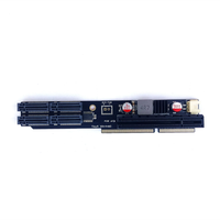 Tiny5-X8-4xM2 untuk Lenovo M920X M920Q P330 Tiny NEC8 Kartu Ekspansi PCIe Kartu Riser dengan Tempat Hard Drive