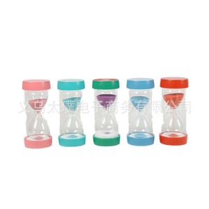 Venta al por mayor de fábrica de relojes de arena decorativos para estudiantes, regalos creativos, temporizadores de plástico sencillos, relojes de arena para educación preescolar - Product Image 1