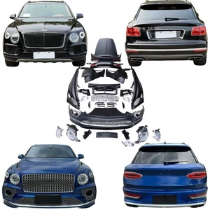 Parachoques Delantero/Trasero de Plástico Negro de Alta Calidad, Estilo 2021, para Bentayga Versiones Anteriores 16-20, Guardabarros Metálico, Tornillos para el Capó del Motor - Product Image 1