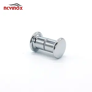 Wholesale Shower Glass Door Fittings Back-to-Back Sliding Door Knob For Bathroom