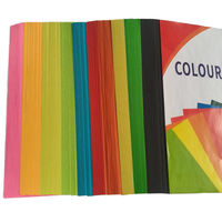 Papier couleur imprimé A4 de haute qualité, personnalisé, pour travaux manuels, usage scolaire, vente en gros d'usine