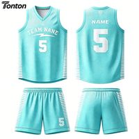 Maillot de basket personnalisé grande taille respirant à séchage rapide 100 % polyester avec découpe automatisée et nom et numéros personnalisés