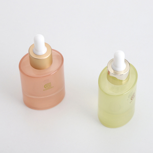 Offre Spéciale – Flacons compte-gouttes ovales en verre de 30 ml, jaune brumeux et rose, avec bouchon compte-gouttes doré et argenté pour huiles essentielles - Product Image 5