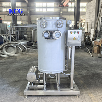 Machine de stérilisation instantanée en acier inoxydable de qualité alimentaire 304/316, capacité 0,5T/H pour la stérilisation du lait, des jus et des boissons