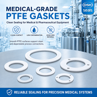 Fabricant de joints en PTFE sur mesure pour l'industrie médicale, joint d'étanchéité en téflon de précision, haute performance