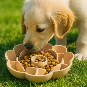 <span class=keywords><strong>2025</strong></span> Novo <span class=keywords><strong>Silicone</strong></span> Alimentador Lento Dog <span class=keywords><strong>Bowl</strong></span> Travel Cat Feed Animais de estimação ao ar livre sem derramamento Comer com Design Flor - Product Image 3
