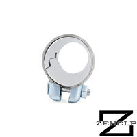 Collier de serrage double pour échappement en acier inoxydable 304, plié intérieurement, poli miroir, performance 100 % étanche, double échappement haute performance, métrique