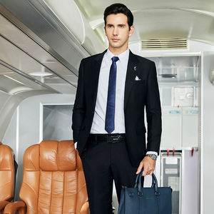 Erkekler İçin Otel Resepsiyon Müdürü Takımı, İş Resmi Blazer Ceket Pantolon Seti, Konaklama Üniforması, Özel Dikim - Product Image 2