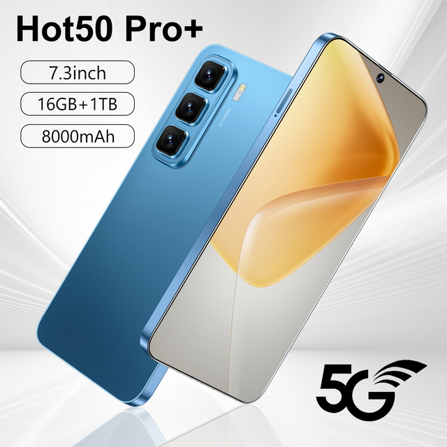 Smartphone Wholesale Buy Online French/German/Spanish/English Languages 2K Screen Android 14 >7" Display