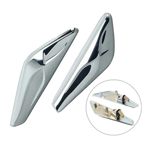 Moldura Lateral de Guardabarros para BMW 51117338569 51117338570, Cromada, ABS, Instalación con Cinta Adhesiva - Product Image 4