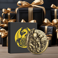 Dés en métal RPG D20 avec boussole, spinner rotatif, dés pour jeux de rôle, cadeaux de fête