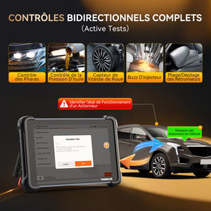 THINKCAR THINKSCAN 689BT Ferramentas de Diagnóstico Automotivo Atualização Gratuita Vitalícia Codificação de ECU 34 Reset <span class=keywords><strong>Scanner</strong></span> Automotivo Bidirecional - Product Image 3