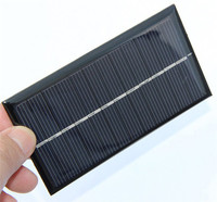 Panneau solaire 6V 1W, mini système solaire DIY pour chargeurs de téléphone portable, cellule solaire portable pour charger les batteries au lithium 3.7V 4.2V
