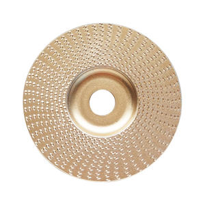 Meuleuse d'angle pour le travail du bois avec roue de polissage plate incurvée biseautée pour le ponçage, le façonnage, l'affûtage de plateau à thé - Product Image 1