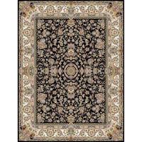 Exquisiter hand gewebter Seiden teppich Hoch dichter Teppich im persischen Stil Weiche und glatte Berührung Luxuriöses Blumenmuster für zu Hause