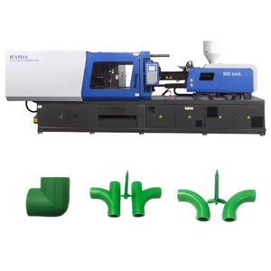 Haida HD260L Máquina de Moldeo por Inyección de Plástico Horizontal para PPR Bend Bridge Codo Tubería Fabricación de Procesos PET ABS PP PC - Product Image 2