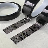 Ruban haute température PET antistatique à grille noire avec isolation de puissance 6-9 Papier et film adhésif ESD à double résistance