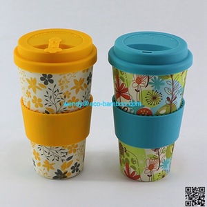 Una tazza di caffè riutilizzabile sostenibile senza coperchi che perde, una buccia di riso da viaggio per <span class=keywords><strong>andare</strong></span> <span class=keywords><strong>in</strong></span> tazza - Product Image 5