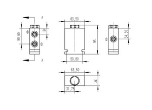 วาล์วแบ่งกระแสไฮดรอลิกแบบควบคุมโดยตรงรุ่น 3-FD10-41 แบบกำหนดเองได้ - Product Image 6