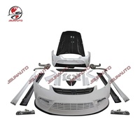 Pour 2009-2013 Panamera convertir MSY Style Kit de carrosserie large en Fiber de carbone avant pare-chocs arrière diffuseur becquet pour Panamera 970 capot