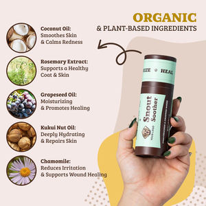 Vente en gros de stick baume multifonctionnel pour nez de <span class=keywords><strong>chien</strong></span>, lécher, prévenir les brûlures de vent, ingrédients biologiques, hydratant - Product Image 3