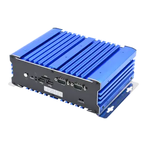 Mini Itx compact Pc 6COM Fanless automazione Pc 2 Lan Design professionale Fanless Pc