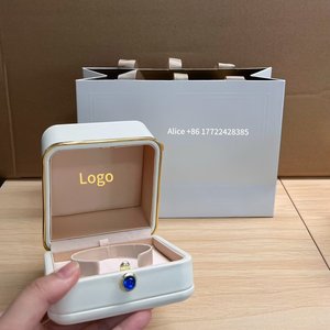 Caja de joyería de marca directa de fábrica para mujer, embalaje de regalo de lujo, juego completo de cajas para colgantes, pulseras, pendientes y brazaletes con accesorios. - Product Image 3