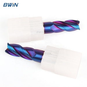 Bwin HRC 65 đường kính 20 mm màu xanh Nano lớp phủ <span class=keywords><strong>CNC</strong></span> endmill <span class=keywords><strong>tungsten</strong></span> <span class=keywords><strong>carbide</strong></span> <span class=keywords><strong>End</strong></span> <span class=keywords><strong>Mills</strong></span> - Product Image 3