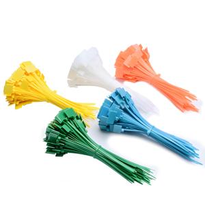 Marker Nylon Kabelbinders <span class=keywords><strong>Label</strong></span> Zip Stropdassen Die Kunnen Worden Bedrukt Met Uw Eigen Logo En Tekst