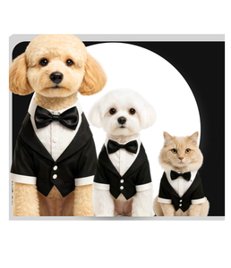 Vestido Formal de Lujo para Perros, Ropa de Diseño para Perros y Cachorros con Tela Cómoda para Ocasiones Especiales y Uso Diario - Product Image 1
