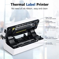 Printer Label Pengiriman Barcode Termal 110mm Printer Label Waybill 4x6 untuk Logistik Mendukung FedEx UPS