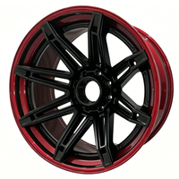Jantes en alliage forgé concaves profondes 19-22 pouces 5x112, 4 pièces, finition noire, pour Cayenne Audi Q7