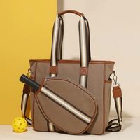Haute qualité personnalisé toile Pickleball sac Portable Polyester raquette Paddle Badminton sport Tennis sac pour les femmes