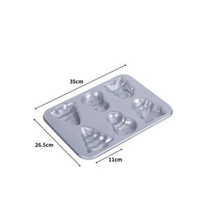 Moule à gâteau <span class=keywords><strong>d</strong></span>'anniversaire en acier au carbone épaissi de qualité alimentaire, motif dessin animé adorable, outils de cuisson du <span class=keywords><strong>pain</strong></span> en gros - Product Image 6