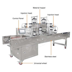 ماكينة إنتاج كعك الكسترد من MY، ماكينة إعداد كعك كوب صغير، ماكينة ملء الكريمة للكعك - Product Image 4