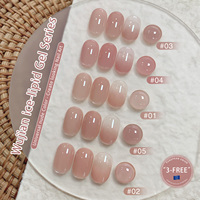 ENNISI 23 Couleurs Série Mist Creek Ice Grease Gel de Vernis à Ongles 2026 Nouvelle Couleur Nude Thé au Lait Gel à Ongles Nécessitant une Lampe UV pour Sécher
